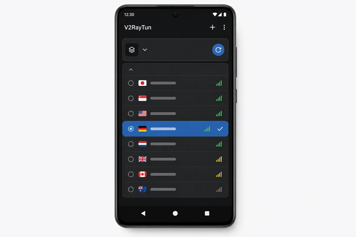 V2RayTun для Android — шаг 6